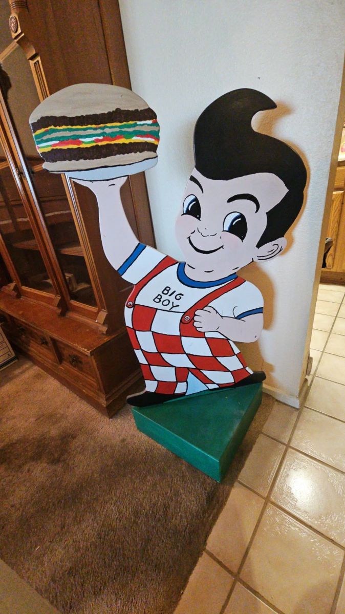 Giant Wood Cut Out Big Boy