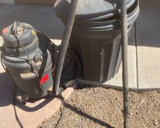 Shop Vac Dolly and Trash Bin