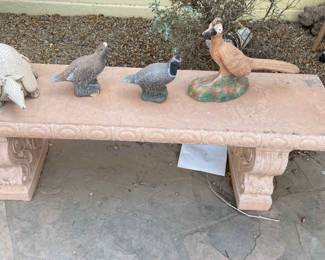Cement Bench For Backyard And More