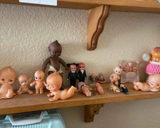 Large Lot of Kewpies Dolls