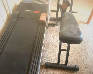 Treadmill and Rower Bike