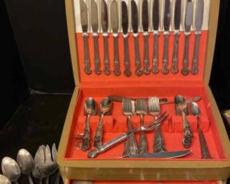Large Rogers Silverware Lot