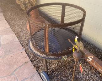 Fire pit On Wheels, Chiminea and More