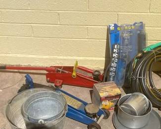 Jacked Garage Lot