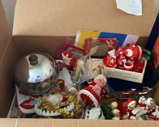 Box Full Of Vintage Christmas