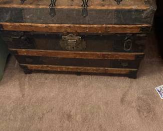 Antique Woollett Theater In Boston Sample Theatrical Trunk