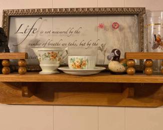 Shelf With Decorative Items