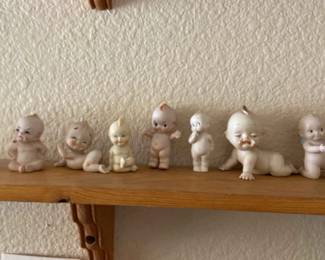 Lot 3 ff Ceramic Kewpies