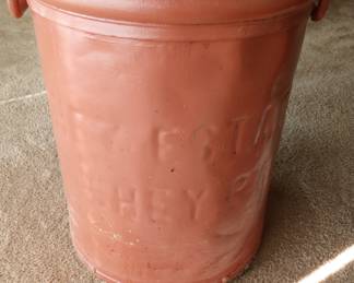 Hershey milk can from Hershey Pennsylvania