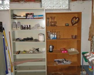 Shelving units and bookcases, also for sale