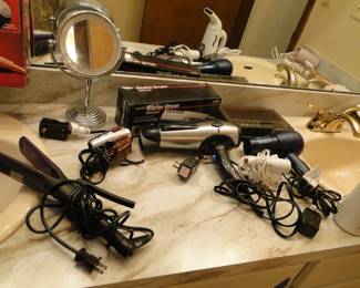 Blow drying away!