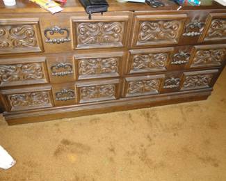 Matching long dresser