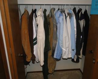 More coats on the lower level too