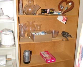 Large wood bookcase, which would make a great project piece