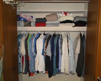 Men's clothing as well