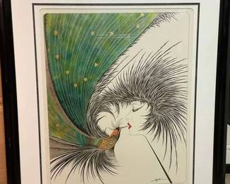 HISASI OTSUKE Japanese Litho "The Royal Kiss" 2503/3000