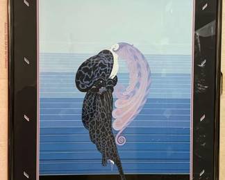 Erte Print Beauty  the Beast