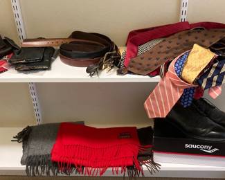 Hermes And Brooks Brothers Neck Ties, Fur Lined Gloves, Allen Edmonds Leather Shoes And More