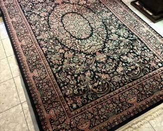 Karastan Kara Shah Black Wool Rug