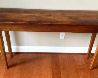 New England Barn Wood Console Table