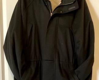 Loro Piana Icer Wool Coat, Mens Large 