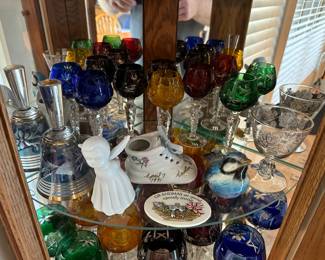 colored crystal stems