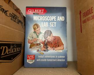 microscope and lab set