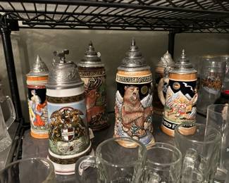 stein collection stein mug beer mug antique brewery german collectible