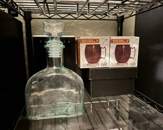 decanter barware moscow mule mugs