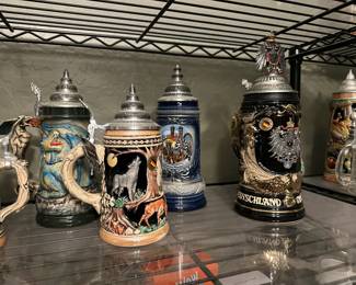 stein collection stein mug beer mug antique brewery german collectible