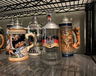 stein collection stein mug beer mug antique brewery german collectible