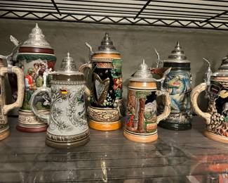 stein collection stein mug beer mug antique brewery german collectible