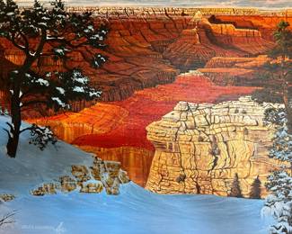 grand canyon art picture