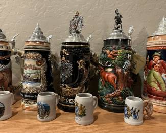 stein collection stein mug beer mug antique brewery german collectible