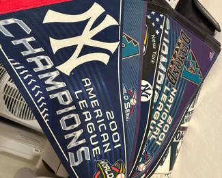 new york yankees pennant banner diamondbacks baseball sports