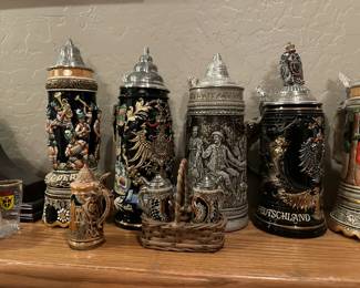 stein collection stein mug beer mug antique brewery german collectible