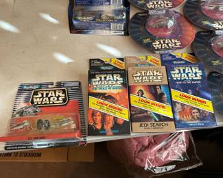 starwars star wars toy collectables in packaging