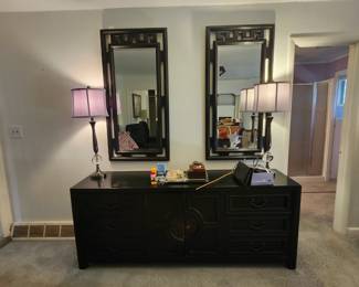 Matching mirrors for century furniture company dresser. 