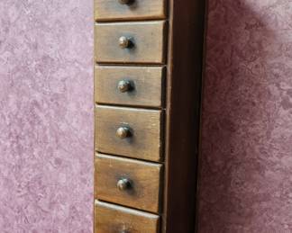 Spice drawers and butter press