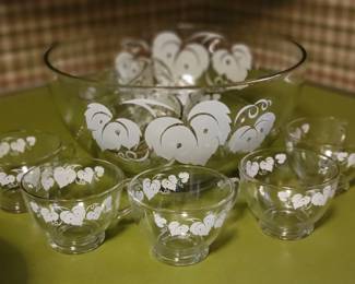 Punch bowl set 