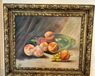 Vintage Still LifeBowl of Peaches 