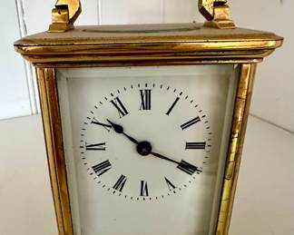 BRASS MANTLE CLOCK
