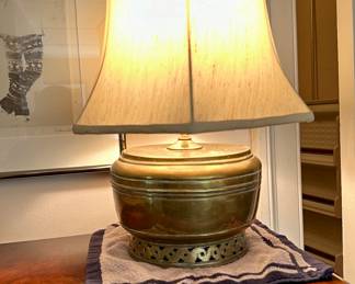Brass lamp