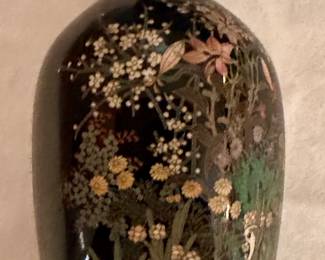 Pair of Japanese colossene  vases. Meije Era