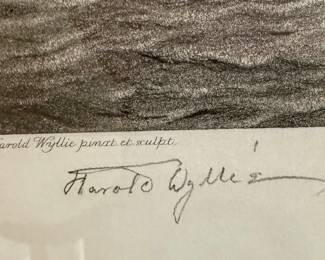 SIGNED HAROLD WYLLIE