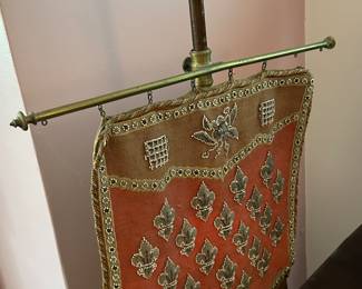 VICTORIAN FIRE SCREEN  (2 OF 2)
