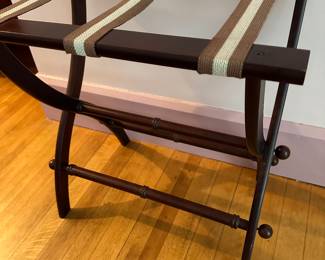 Vintage folding luggage rack