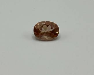 1.21 Carat Sunstone; Oval Faceted Cut