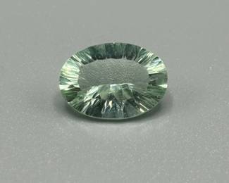 5.60 Carat Fluorite; Oval Starburst Faceted Cut