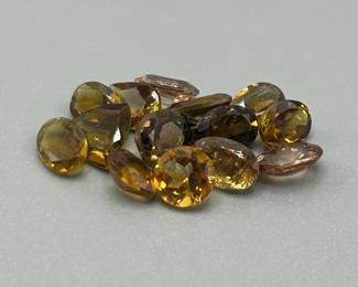 6.16 Carat Citrine; Mixed Cut - Various Size, Color & Shape Assorted Lot of Loose Stones